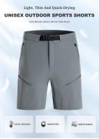 Pantalones Cortos de Senderismo Unisex LNGXO Secado Rápido Talla Grande Para Verano - details 1