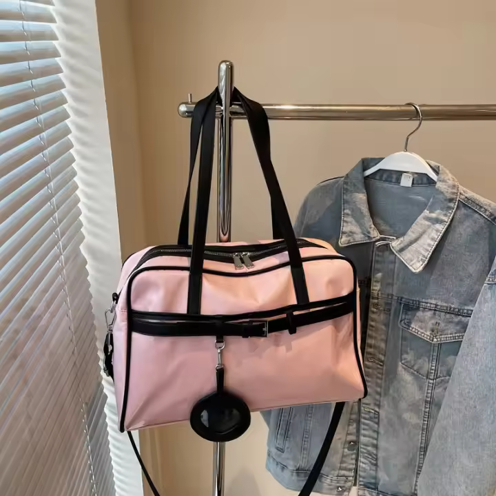 Bolsa de gimnasio para Fitness, bolso de hombro tipo bandolera portátil multifuncional para viajes al aire libre de gran capacidad, viaje de corta distancia - 1