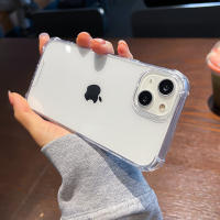 Funda de teléfono transparente a prueba de golpes de lujo para iPhone 16 15 13 12 11 14 Pro Max Mini XR XS 7 8 14 15 16 Plus accesorios de parachoques de silicona - details 2