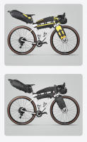 Rhinowalk-bolsa para horquilla delantera de bicicleta, resistente al agua, de liberación rápida, para Mtb, carretera, grava, almacenamiento de ciclismo, soporte de hasta 15Kg - details 15