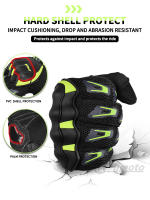SUOMY Guantes de motociclismo Verano Altamente Transpirable Anti-caída Motocross Moto Moto Guante PVC Protegido Verde Fluorescente - details 3