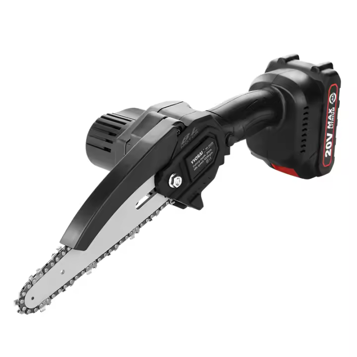 VVOSAI-minisierra de cadena sin escobillas, herramienta de corte de 20V, MT-SER, 6 pulgadas, inalámbrica, portátil, para carpintería - 1