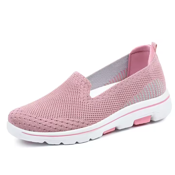 Zapatos informales De malla para Mujer, Zapatillas planas transpirables, ligeras, para correr - 1