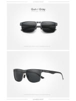 KINGSEVEN-gafas de sol polarizadas UV400 para hombre y mujer, lentes rectangulares de aluminio de alta calidad, accesorio deportivo de lujo para conducir - details 5