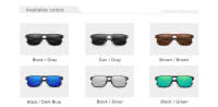 KINGSEVEN-gafas de sol polarizadas UV400 para hombre y mujer, lentes rectangulares de aluminio de alta calidad, accesorio deportivo de lujo para conducir - details 3