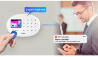 Sistema de alarma inteligente KERUI 4G Tuya W204 para seguridad del hogar, kit de alarma inalámbrico WiFi GSM con sirena, sensor de movimiento y detector de humo. - details 5
