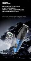 Kemei-cortadora de pelo profesional para hombre, maquinilla de cortar el pelo eléctrica, recargable, inalámbrica, 9000RPM - details 3