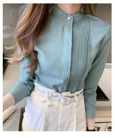 Camisa de mujer Top con botones de gasa Camisa blanca femenina - details 21
