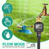 Medidor de flujo de agua a prueba de agua, válvula de agua de riego LCD, medidor de flujo de 3/4 pulgadas, manguera de grifo, prueba de consumo de agua para exteriores - details 3