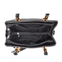 Bolso de mano de gran capacidad para mujer, bandolera de hombro con bordado de marca de moda, Color sólido, diseño de lujo - details 22