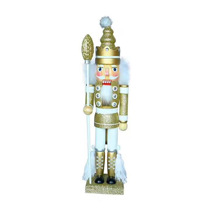 Miniaturas Cascanueces Figuras Artesanía Decoración de Navidad Figuras Cascanueces Muñeca Decoración de Navidad Adorno para Patio Dormitorio Fiesta - 1
