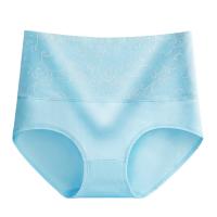 Conjunto de 3 piezas de ropa interior de mujer de jacquard, cintura alta y control abdominal de algodón grande para mujer - details 6