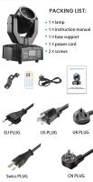 Luz de Cabeza Móvil con LED 30W Efecto de Escenario de Disco para Fiestas - details 5