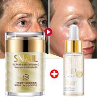 Crema de Caracol, colágeno para la cara, antienvejecimiento, blanqueamiento, humedad, suero reafirmante Facial, antiarrugas, bolsas para los ojos, producto coreano para el cuidado de la piel, 60g - details 0