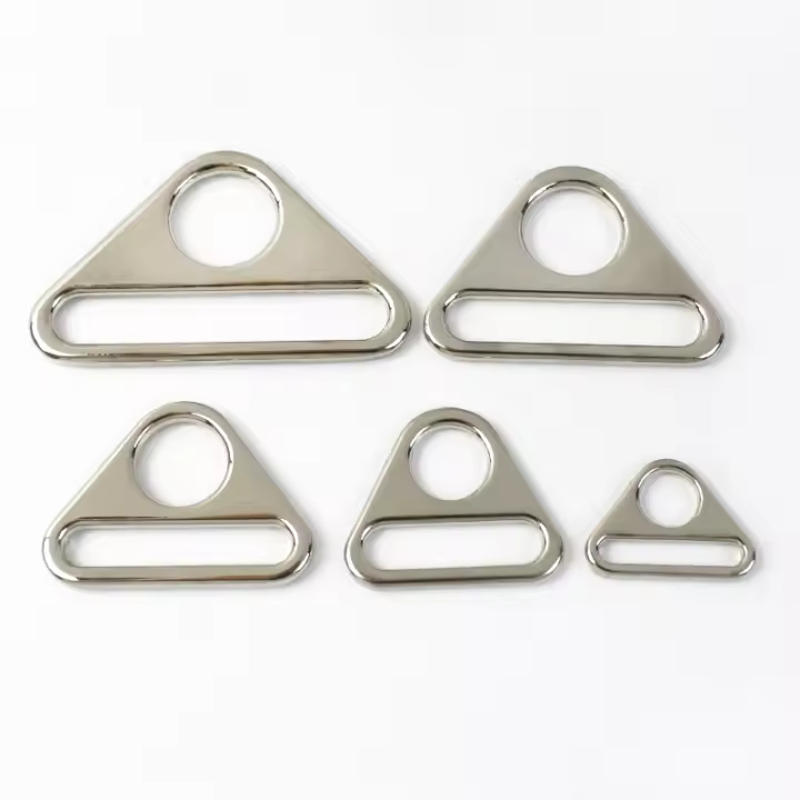 5 / 10 Piezas 20 - 38 Mm Correas De Hebillas Triangulares Metálicas Correas Ajustables Ganchos De Cinturón Correas Bikini Correa - 1