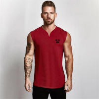 Summer Casual Fashion Print Vests Sleeveless Breathable Tank Tops Joggers Gym Fitness T-Shirt Male Basketball Training Singlets - details 13