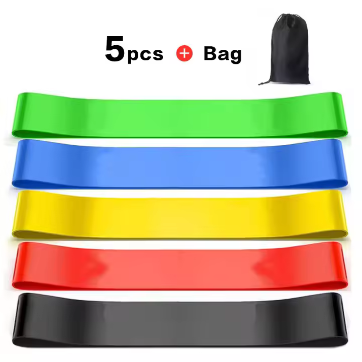Bands de Resistencia de TPE Ejercicio Stackable para Fitness, Terapia Física, Yoga - 1