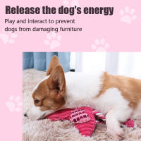 1 unidad de juguetes chirriantes con forma de Animal, juguete para perros de peluche, lindos juguetes de pana resistentes a mordeduras para perros pequeños y grandes, accesorios para perros y cachorros - details 1