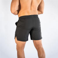 Sports Straight Cropped Pants Running Training Pants Loose Casual Beach Shorts - details 7
