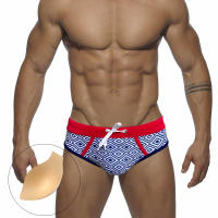 Jessborn calzoncillos de natación para hombre, bañador de entrenamiento, pantalones cortos tridimensionales, Copa anti-bochorno, Playa - details 0
