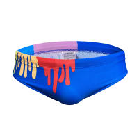 Jessborn calzoncillos de baño para hombre, bañador sexy con grafiti de pintura a la moda, pantalones cortos para surfear en la playa, Verano - details 7