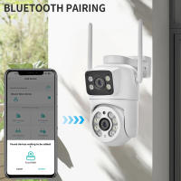 Cámara de Vigilancia IP 4MP Aprimorada para Exteriores Impermeable, Doble Lente, Pantalla Doble, Rastreo Automático, Wifi, PTZ, Audio Bíforo Ideal para Seguridad Exterior - details 3