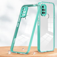 KEYSION-funda transparente a prueba de golpes para Motorola MOTO G30, G20, G10, TPU transparente de silicona + PC, funda trasera de teléfono para MOTO G30, G20, G10 - details 8