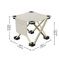 Folding Camping Stool Compact Lightweight Sturdy Small Foldable Chair Foot Rest Stool for Fishing Travel Walking Hiking Outdoor