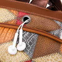 Mochila a cuadros de cuero PU suave para mujer, morral grande, bolsa de viaje, mochila escolar grande para Gir - details 23