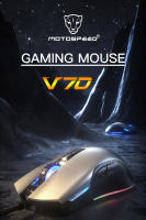 Motospeed V70 Mouse de juegos RGB con retroiluminación PAW3325 con cable 7 teclas Programación de macros personalizada - details 0
