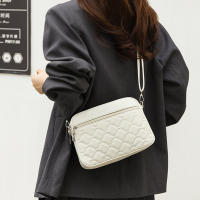 Bolso cuadrado pequeño con bandolera para mujer, nuevo diseño acolchado, bandolera de cuero de PU, bandolera versátil - details 20