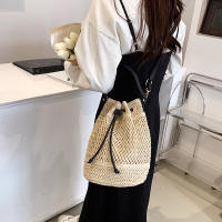 Bolso de Verano para Mujeres Bolso de Hombro de Paja Bolsa Top Mate de Ratán Bolso de Mano Casual de Raffia Crochet Bolso de Playa - details 9