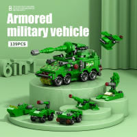 Children's engineering vehicle airplane tank dinosaur assembly toy small particle building block puzzle gift DIY gift boys - details 12