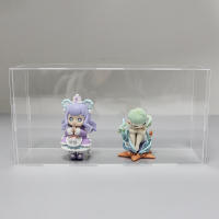Vitrina transparente de acrílico, caja de almacenamiento para figuras, juguetes coleccionables, escaparate de protección, caja de encimera duradera - details 1