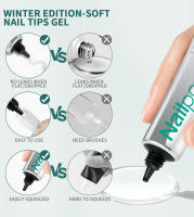 Nailpop Soft Nail Tips Gel EDICIÓN VERANO INVIERNO con Fórmula de Vitamina E para Uñas Postizas Fijación Fuerte y Uñas Hermosas 20g - details 3