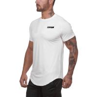 Camiseta de Compresión para Hombres Manga Corta, Patrón Gráfico, Material de Poliéster para Primavera/Verano, Entrenamiento Profesional Fitness Transpirable - details 12