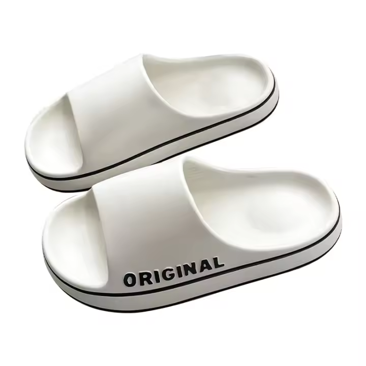 Zapatillas de Verano para Hombres Nueva Moda Suave Fondo de EVA Pantuflas de Playa Ligeras Zapatos de Playa Adecuados para Interior y Exterior - 1