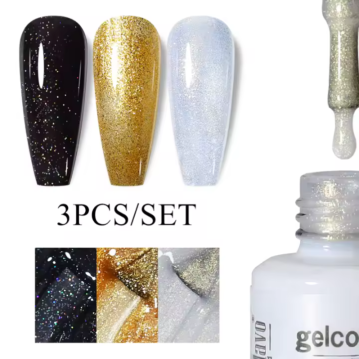Esmalte de Uñas Arte Clavo 8ml 3PCS Set de Color Otoño Invierno Semi Permanente Híbrido para Base y Recubrimiento Último Paso Especial Goods Peligrosos - 1