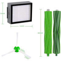 Cepillos laterales, cepillos de rodillo y filtros Hepa para iRobot Roomba i7 i7 + E5 E6 I Series Robot aspirador piezas - details 1