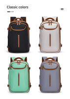 Mochila deportiva expandible para gimnasio, bolsa para ordenador portátil de viaje de negocios de gran capacidad con carga USB, mochila para exteriores con múltiples bolsillos - details 2