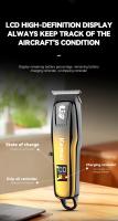 Kemei-cortadora de pelo profesional para hombre, cortadora de barba, cortapelos, inalámbrica, recargable, acabado Máquina para cortar cabello, Kit de aseo - details 4