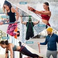 Banda de resistencia física de 5 ~ 120 libras, entrenamiento de agilidad de boxeo, equipo de gimnasio, accesorios de Yoga y Pilates, banda de goma para gimnasio en casa - details 5