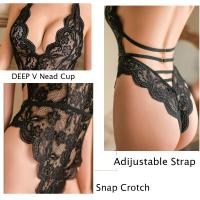 Body erótico caliente, lencería Sexy para mujer, minivestido erótico caliente, medias de rejilla de malla, ropa interior Sexy, ropa de dormir de encaje sexual - details 21