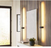 Lámpara LED de pared moderna, iluminación interior, Interruptor táctil, aplique ajustable para dormitorio, sala de estar, sofá, fondo - details 7