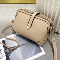 Bolso de Hombro de Moda para Mujer Bolso Cruzado de Cuero PU Bolso Pequeño Casual Bolso de Mensajero de Color Sólido - details 5