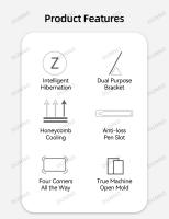 Funda para tableta Samsung Galaxy Tab S7 S8, carcasa multifuncional con ranura para hibernar inteligente de 11 pulgadas - details 1