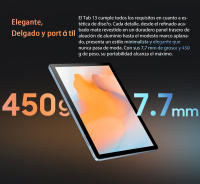 Blackview Tab 13 Tablet Android 12, Helio G85 Octa Core 6GB+128GB SIMo Tablets Pad 7280mAh, 10.1'' FHD+ Pantalla Cámaras 13MP - details 2