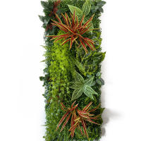Nuevo 3D 40*120 CM planta Artificial plástico césped pared Fondo Panel de pared flor verde decoración del hogar - details 7