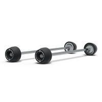 Para Monster797/para Monster797+(Plus) 2020 2017-2019 motocicleta eje delantero y trasero horquilla deslizadores de choque protección de rueda - details 5