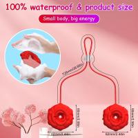 Leten 9 Vibraciones Clamps con Cadena Vibrador Portátil Recargable de Silicona para Mujeres, Parejas, Juguetes para Adultos Certificado CE - details 5